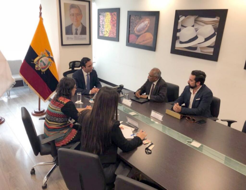 ECUADOR Y LA INDIA CONCLUYERON ESTUDIO CONJUNTO DE