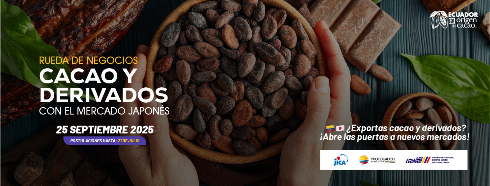 RUEDA DE NEGOCIOS CACAO Y DERIVADOS CON EL MERCADO JAPONÉS